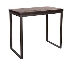 Aravis meubles › meubles › meubles de montagne pin et sapin › table rectangulaire. Mange Debout Bois Fonce 120 Cm