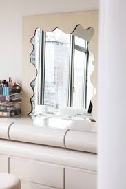 This means that your old, 80s style frameless mirror can be given a makeover in. Diy How To Make A Squiggle Mirror City Chic Decor