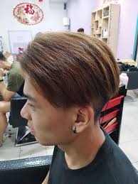 The hair is combed and neatly divided into several sections depending upon its volume. Men Rebonding Who Say Men Boy Cant Do 22nd Hairdressing Facebook