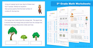 3rd grade math worksheets with answers pdf fun math worksheets grade 3