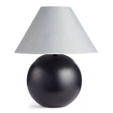 Ellis Black Table Lamp Fourth Home Table Lamp Black Table Lamps Round Table Lamp