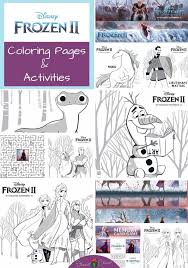 Welcome back the warm weather with these spring coloring sheets. Frozen 2 Coloring Pages And Activities Desert Chica