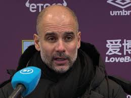 Manchester City manager Pep Guardiola wasn't totally satisfied despite  seeing his side extend their winning streak to 13 games with a 2-0 win at  Burnley.