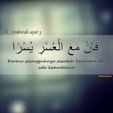 Hidup saat itu entah kenapa terasa susah. Ayat Quran Setelah Kesulitan Ada Kemudahan