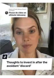 Replying to @Paula Manna-Pizza here are some thoughts that you can begin to  invest in/practice if you have experienced the avoidant discard. I look  forward to hearing your comments and questions. ...