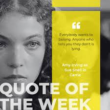 Amy Irving played Sue Snell in the 1976 film adaptation of Carrie. We're  excited to be bringing the musical theatre version of this classic horror  story to the @civictheatrenewcastle in August. Dealing