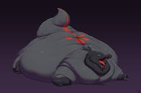 Rule 34 Dev - general:[anthro belly belly_rub big_belly  disembodied_hand fat_rolls growth immobile inflation male  morbidly_obese morbidly_obese_male navel obese obese_male  overweight overweight_male parasite solo ...