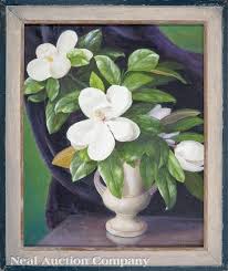 Smith & edwards cowboy bedroll. Joseph Lee Edwards Still Life Of Magnolias Mutualart