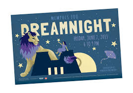 2013 Dreamnight Poster By Laura Horn For The Memphis Zoo Memphis Zoo Memphis Zoo
