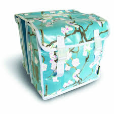 Amazon Com Basil Blossom Twig Bicycle Pannier Bag Blue Bike Panniers And Rack Trunks Sports Outdoors Bike Panniers Pannier Bag Bike Saddle Bags