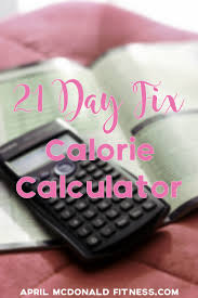 21 Day Fix Calorie Allowance Calculator Beyoutifully Made