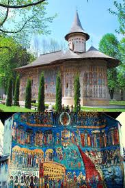 Nu este un loc de muncă cu program si salariu fix, este o activitate independentă! Voronet Monastery Suceava Romania Is One Of The Most Striking Examples Of Pure Moldavian Style The Bright Azure Exist Romania Travel Visit Romania Romania