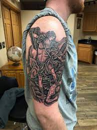 So, they found an original way to rewrite the … Vanity Tattoo St Michael The Protector Done In One Facebook