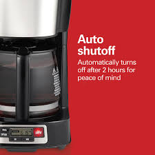 Hamilton beach coffee maker with glass carafe | 48136. Hamilton Beach Frontfill 5 Cup Compact Coffee Maker With Programmable Clock Glass Carafe 46111