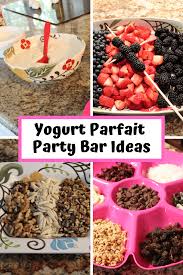 It's fast, it's healthy, and it's filling. Build Your Own Yogurt Parfait Bar Party Ideas Free Printable