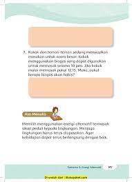 Soal hambatan menggunakan biogas tersebut terdapat pada materi pembelajaran 6 subtema 3 energi alternatif. Buku Siswa Kelas 3 Tema 6 Revisi 2018 Unduh Buku 151 200 Halaman Pubhtml5