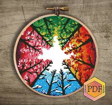Shop the range of aida fabric in various coloured materials and counts, from plastic&nbsp;canvas for simple and quick projects to 18 count aida fabric for more detailed work. Cross Stitch Patterns Nature Novocom Top