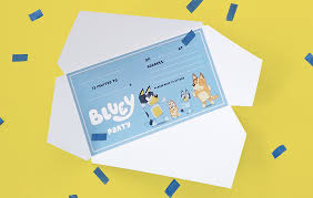 Download Make Your Own Bluey Themed Party Invitations