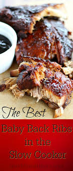best baby back ribs in the slow cooker