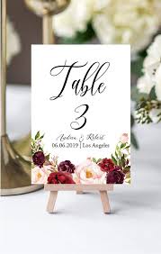 Perfect Elegant And Romantic Table Numbers Card Ideas Boho Bohemian Floral Wedding Decoration Wedding Table Numbers Flower Table Numbers Card Table Wedding