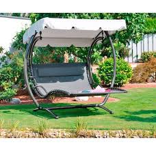 Leco Schwing Liege Duo Swing Xxl Gartenliege Liege Garten Gartenmobel