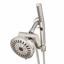 The luxury shower includes a multitude of features like a rain bar, a wet treatment table and customizable controls. Waterpik Body Wand Spa Shower Head System With Anywhere Bracket Costco