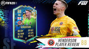 Welcome to fifa 20 sheffield united career mode as i play dean henderson. Totssf Henderson Review 88 A Mixed Bag Fifa 20 Henderson Player Review Youtube