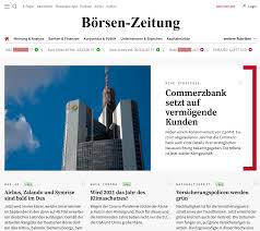 Borsen zeitung akhbar today epaper in german (deutsch). Relaunch Der Borsen Zeitung Digitalagentur Unitb Aus Berlin