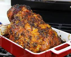 A Delicious Ham For The Holiday Season Try Something New With This Delicious Glaze On A Beautiful Jerk Ham Caribbean Recipes Pineapple Rum Recipes