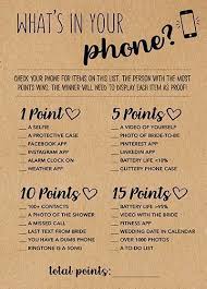 Einfach kostenlos ausdrucken scheckformular zum ausdrucken kostenlos : What S In Your Phone Bridal Shower Games Printable Etsy Bridal Shower Decorations Rustic Printable Bridal Shower Games Rustic Baby Shower