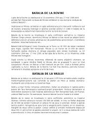 Bătălia de la rovine a fost una dintre cele mai importante bătălii din istoria țării românești și a avut loc în data 17 mai 1395. Batalia De La Rovine