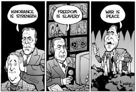War Is Peace Freedom Is Slavery Ignorance Is Strength Analysis Ignorance Is Strength Freedom Is Slavery War Is Peace Sklaverei Bucher Frieden
