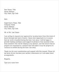 A letter of recommendation generally denotes that you stand guarantee for that person's good character and. Free 9 Sample Vacation Request Letter Templates In Pdf Ms Word Pages Google Docs
