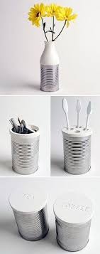 From Drab To Fab 48 Diys For Average Tin Cans Recycled Tin Cans Tin Can Crafts Recycled Tin
