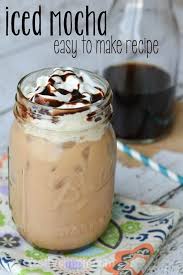 Easy To Make Iced Mocha Recipe Recipe Easy Coffee Recipes Coffee Drink Recipes Cold Coffee Recipes