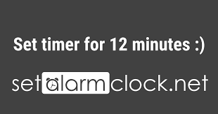 For example, if you like to play online games and you need to track time, as well as during sports activities, cooking, and many other cases. Set Timer For 12 Minutes