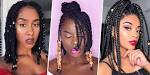 Top 20 Box Braids Updo Hairstyles - The Right Hairstyles
