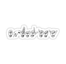 Equality Asl Sticker By Nyle Dore Sign Language Words Asl Sign Language Sign Language Phrases