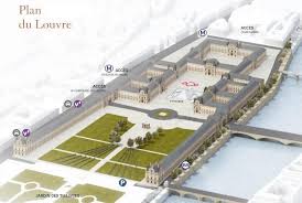 Plan Du Louvre Louvre Jardin Des Tuileries Musee Du Louvre