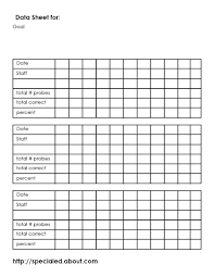9 Best Photos Of Iep Goal Data Collection Forms Iep Data