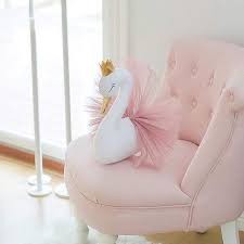 Tête d'animaux en peluche pour la chambre bébé et enfant, trophée en peluche, décoration tête d'animaux en peluche. Ins Bebe 3d Decor Enfants Chambre Cygne En Peluche Jouets Animaux Poupees Rose Cygne Tete Tenture Decoration De Chambre D Enfant Decoration Chambre Decoration
