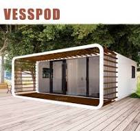 [Hot Item] 20FT/30FT/40FT Vesspod High-Strength Steel Prefab Hotel Pod Home  Airbnb Space Capsule House Tiny House Luxury Prefab House Apple Cabin with  ...