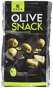 Gaea Pitted Green Olives With Lemon And Oregano 30 G Pack Of 10 Amazon Co Uk Grocery Green Lemon Olive Green