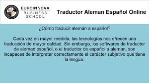 Traductor Aleman Espanol Online Youtube