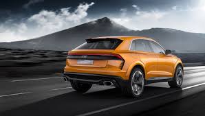 Orange Utility Vehicle Audi A8 On Road Wallpaper Audi Audi A8 Suv