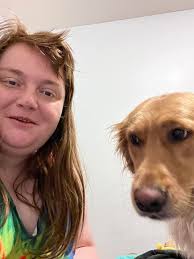 What breed of dog is being described with the clue that she's a good girl?