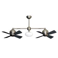 Convection is a combination of two other different forms of heat. Metropolitan Dual Motor Ceiling Fan Modern Styling With Halogen Light Satin Steel