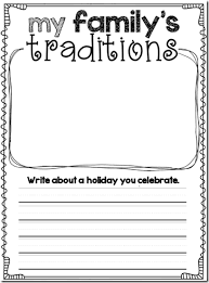 Traditions Are Very Common In Every Family The Students Can Think About Some That They H Kindergarten Social Studies Teaching Social Studies Teaching Holidays