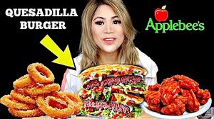 The applebee's logo is a registered trademark and copyrighted work of applebee's restaurants llc. Applebee S Quesadilla Burger Mukbang Youtube