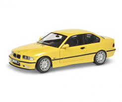 The bmw e36 is the third generation of the bmw 3 series range of compact executive cars, and was produced from 1990 to 2000. 1 18 Bmw E36 Coupe M3 Yellow 1 18 Die Cast Metal Collection Solido Www Schuco De